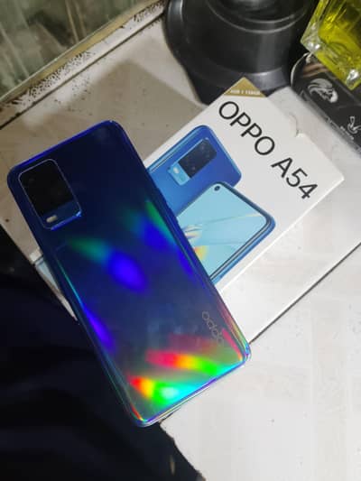 OPPO A54 4/128 10/10 condition  Mobile Box and cable without repair