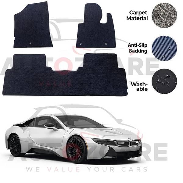 BMW i8 Genuine Fitting Carpet Floor Mat 5PCS - Model 2014-2020