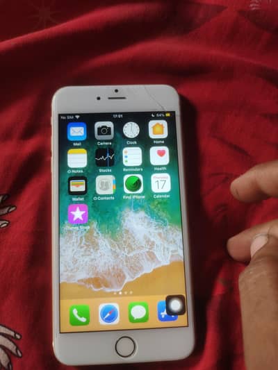 iphone 6 plus 16 gb fingar fail pta bolck 10/10