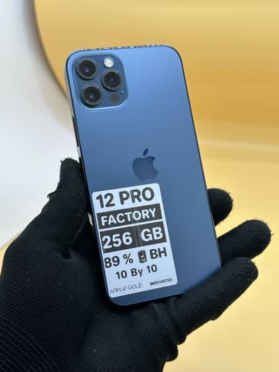 Apple iPhone 12 Pro 256 GB Factory unlock non PTA 89% Battery Health