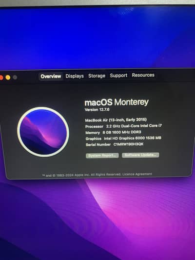 MacBook Air 2015 i7