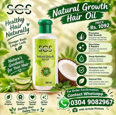 100% original products- stops hair fall -dandruff