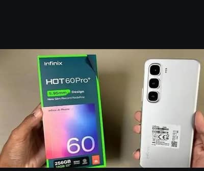 Infinix HOT 60 PRO PLUS 8/256 WITH BOX & CHARGER 3MONTH COMPANY WERRAN