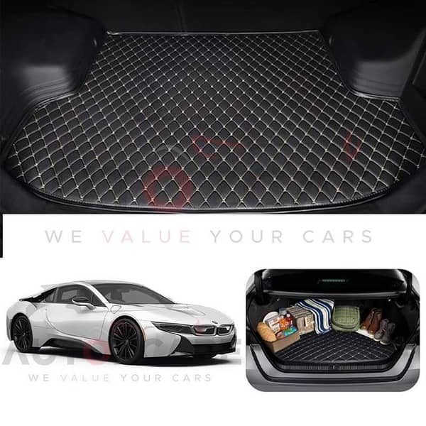 BMW i8 7D Custom Car Trunk Mat - Model 2014-2020