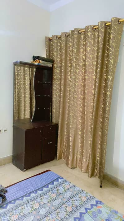 King size bed with dressing