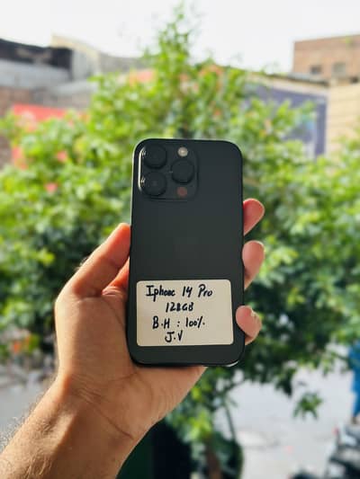 Apple iPhone 14 Pro 128gb Non PTA Jv Battery Health 100% Waterpack