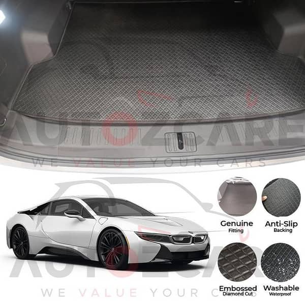 BMW i8 China Rexine Custom-Size Trunk Mat - Model 2014-2020