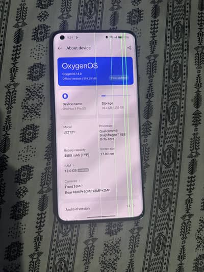 One Plus 9 Pro 12/256