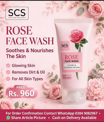 SCS highly demanded skin care products-natural glowing skin