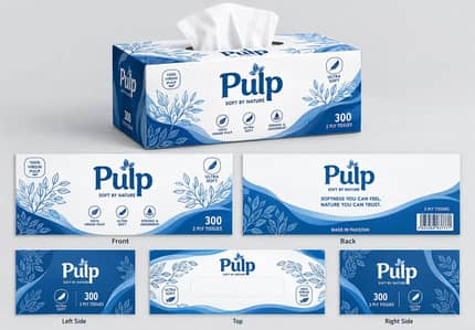Custom Printed Tissue Boxes | Restaurant & Cafe Tissue Boxes
