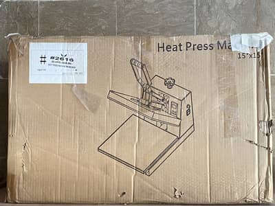 Digital Heat Press Machine 15x15 - Urgent Sale (Scratchless Condition)