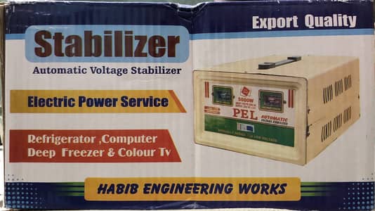 Automatic Voltage Stabilizer 5000W / PEL Copy - Brand New in Box