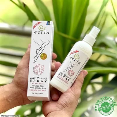Ecrin Hair Removal Spray for All Skin Types