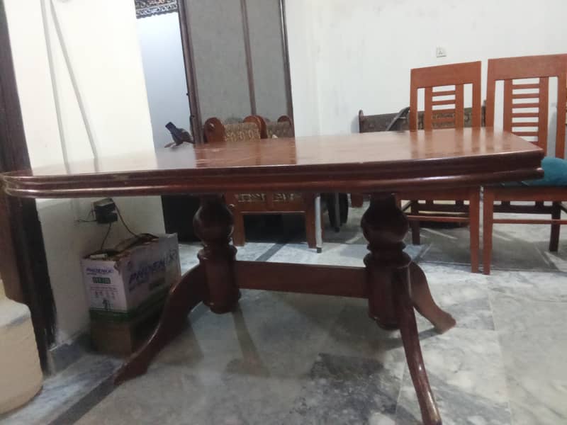 dinning table+Charis 4