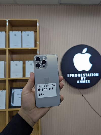 iPhone 15 Pro Max 256GB JV Natural Titanium - 99% BH