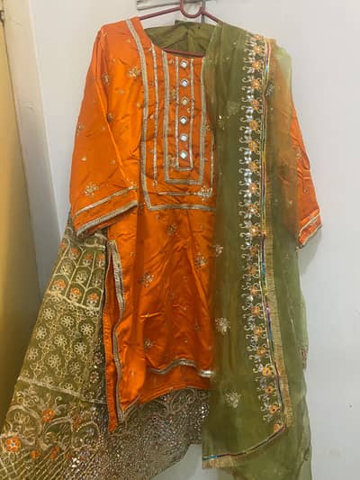 Beautiful Mehndi Dress