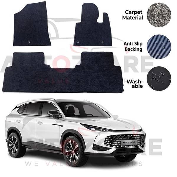 MG HS Hybrid Genuine Fitting Carpet Floor Mat 3PCS - Model 2026