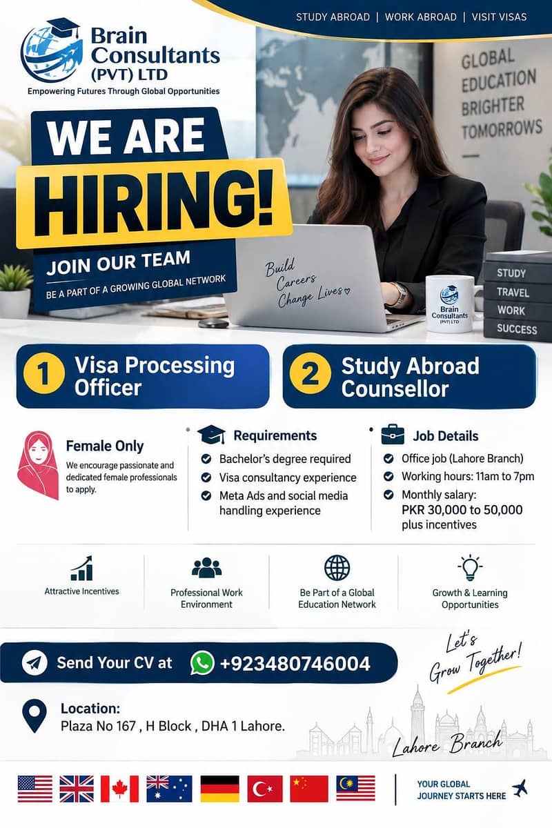 Visa Processing Officer/Study Abroad Counselor 0