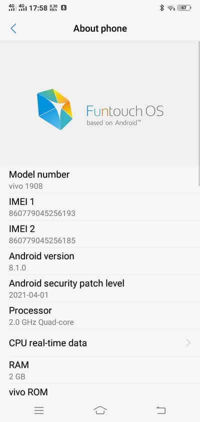 Vivo Y19