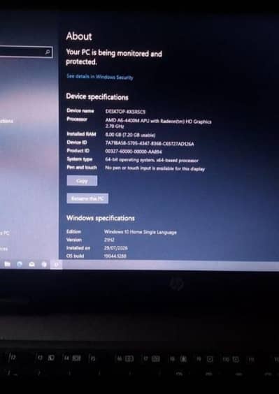 HP laptop