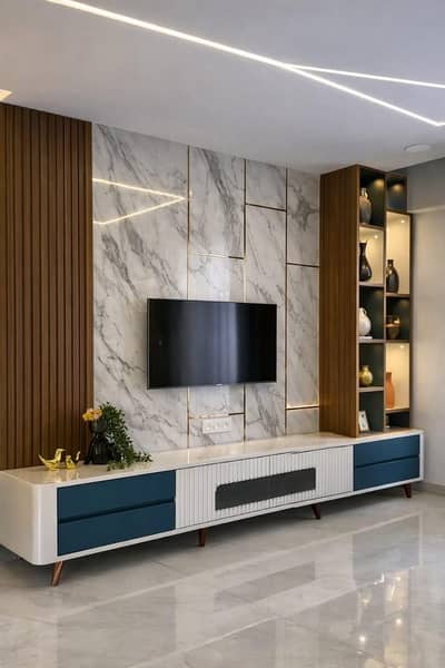 Media Wall, Dressing Wall & Wall Panels – Modern Interior Design