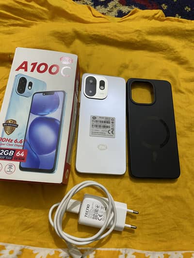 Itel A100C 4/64GB 7 months warranty lush condition PTA officel new