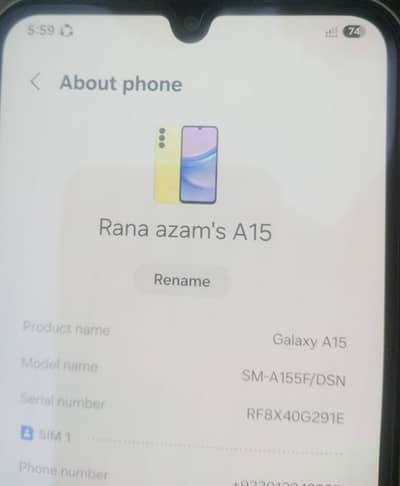 Samsung Mobile A15 5G
