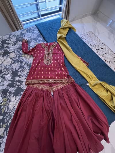 3 pc gharara set