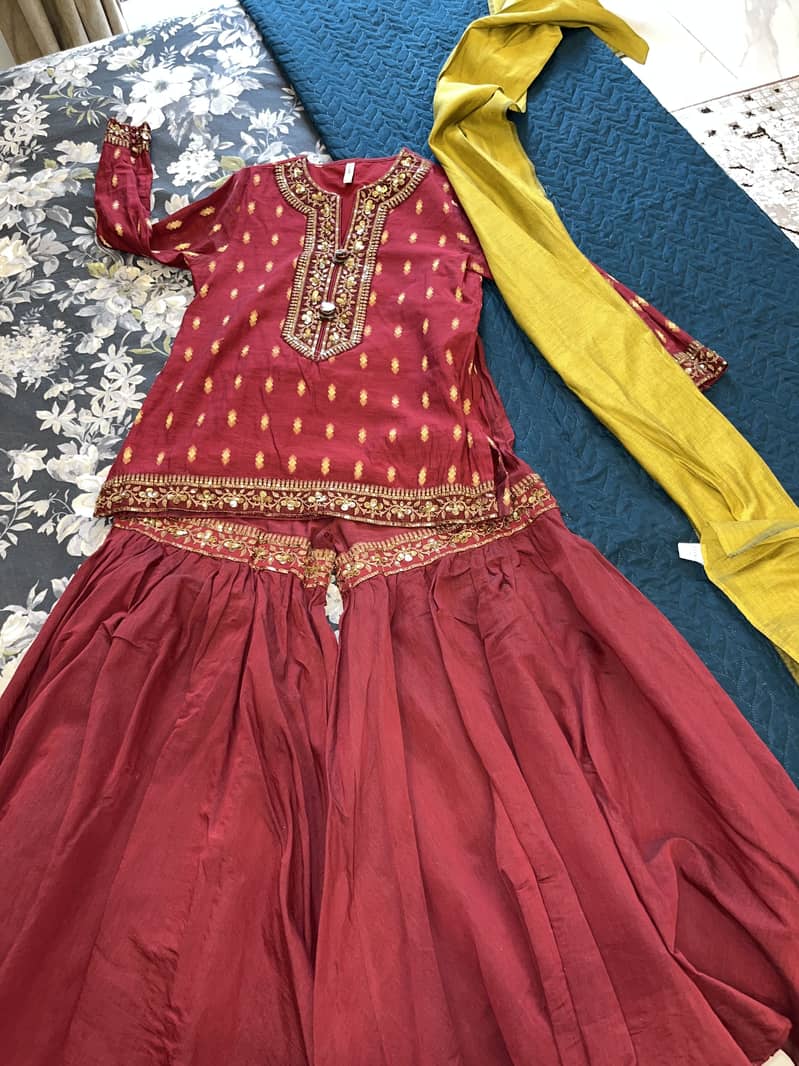 3 pc gharara set 3
