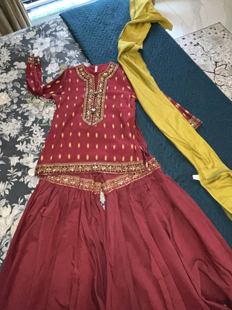 3 pc gharara set 5