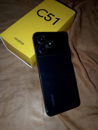 Realme C51 100% seald phone 10/10 condition Whatsapp num : 03196404890