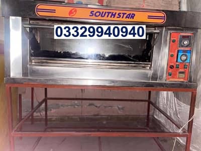 Commercial South Star Pizza Oven & Food Counter/Counter Cart for Sale