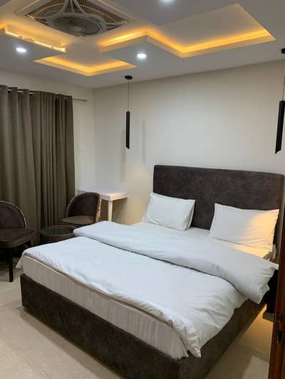 Per day rent 1 bedroom apartments for rent phase 4 civic center bahria town Rawalpindi