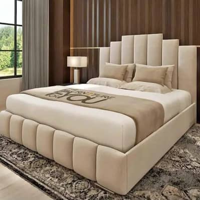 Double bed / King size bed / Poshish bed/ bed set / Wooden Bed / Sale
