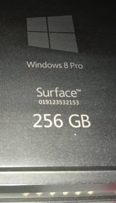 Microsoft Surface 4/256 core i5 3rd Gen with Original Charger