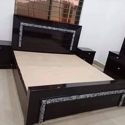 Bed set/Double Bed/Wooden Bed/King size Bed/Poshish Bed/Bed For sale