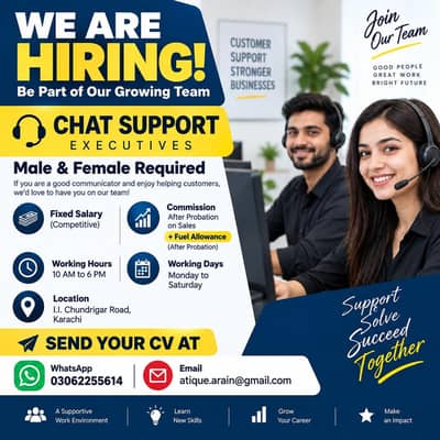 Job Description - Chat Support Executive