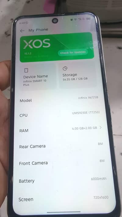 Infinix Smart 10 Pus