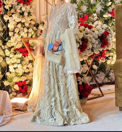 Just one time wearing this beautiful net maxi