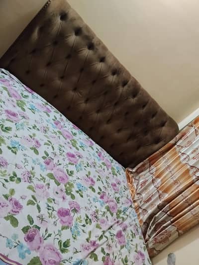 Bed for sale with mattress and 2 side tables