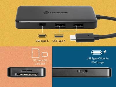 Transcend HUB5C 6-in-1 USB 3.1 Gen 2 Type-C Hub