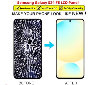 SAMSUNG S24 FE, S25 Ultra, S24 Ultra, S23 Ultra Original Panels