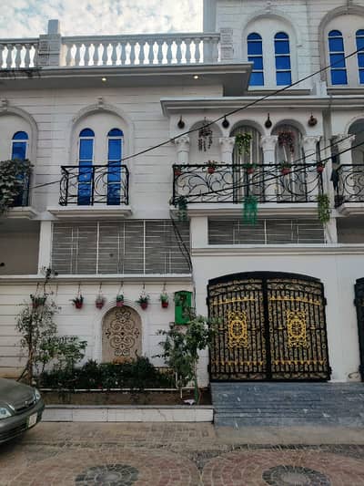 4 Marla Semi Furnished Spanish Design House Available For Sale In Hafeez Garden Phase 2