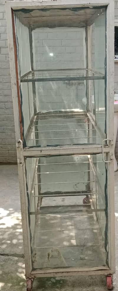 Used metal and mirror Rack