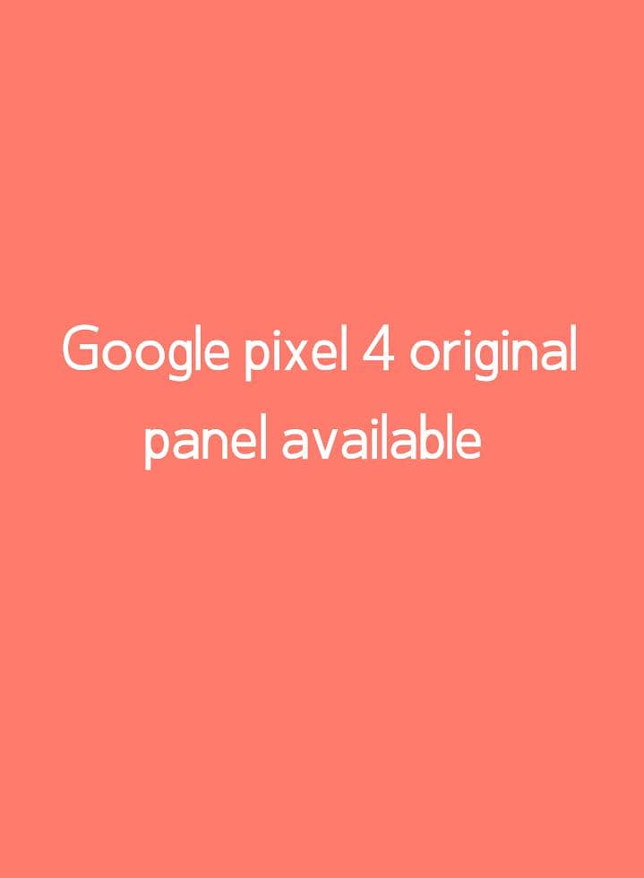 Google Pixel 4 0