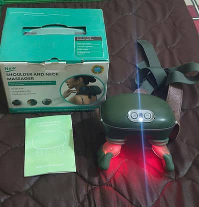 Rechargeable Hand Shaped Neck & shoulder infrared Heating Massager