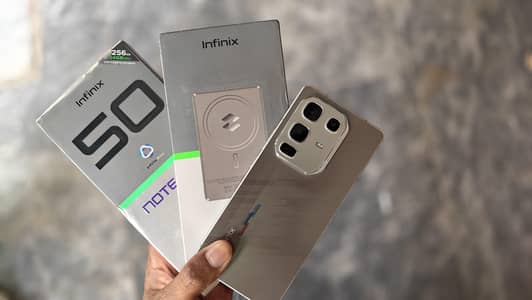 Infinix Note 50 Pro 12+12/256 complete box 10/10 in warranty