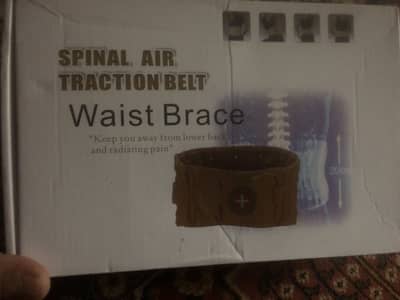 Spinal air traction belt