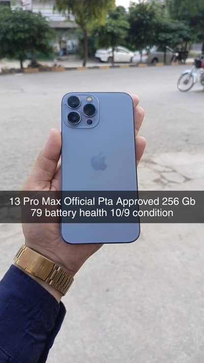 13 Pro Max Dual sim official Pta Approved 256 storage
