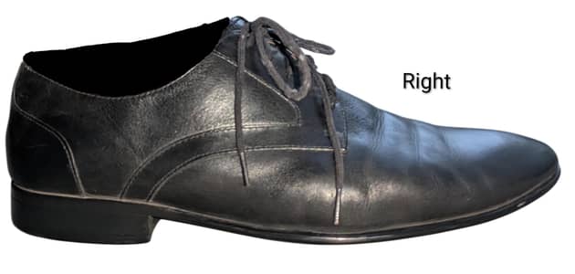 Black Leather Aldo Derbies Men Dress Shoes